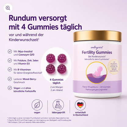 Embrynatal® Forte Fertility Gummies