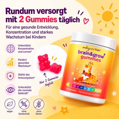 Embrynatal kids® grow&brain Gummies