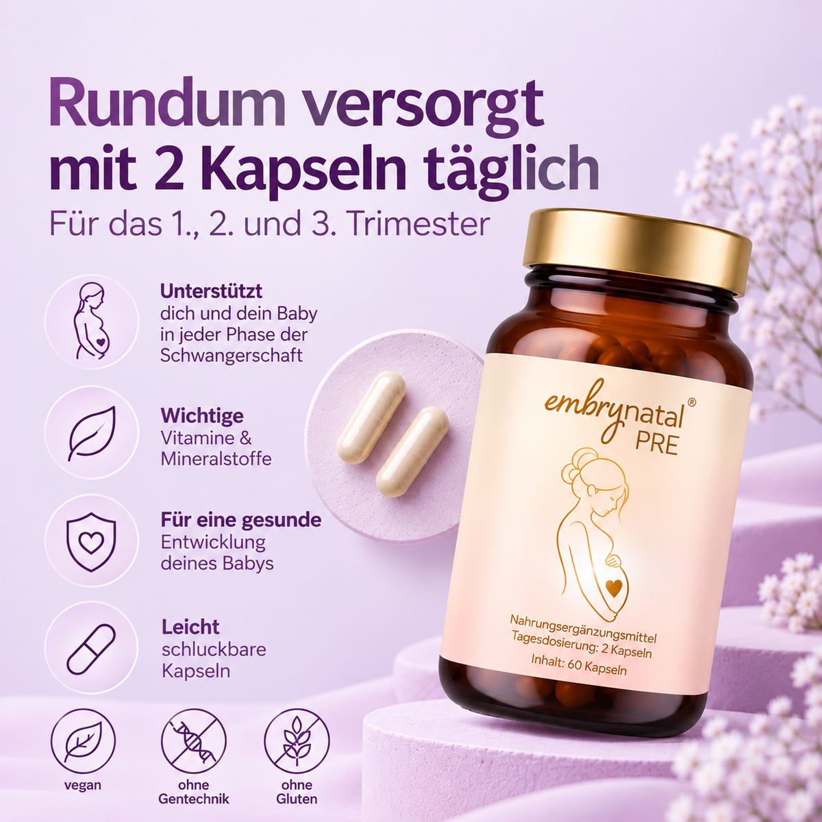Embrynatal PRE - für die ganze Schwangerschaft